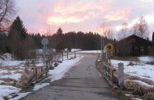 Haidmühle - Nové Údolí 2014, pohled sm?rem do Bavorska. Foto: ?esko-bavorský d?jepis.