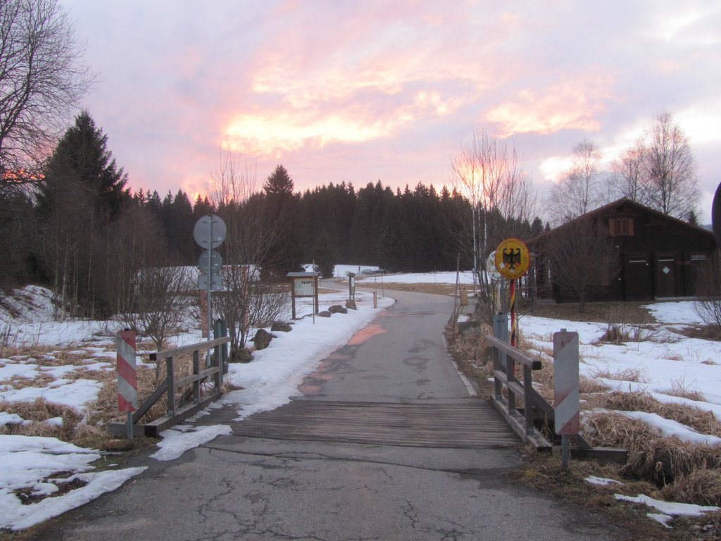 Haidm&uuml;hle - Nov&eacute; &Uacute;dol&iacute; 2014, pohled sm?rem do Bavorska. Foto: ?esko-bavorsk&yacute; d?jepis.