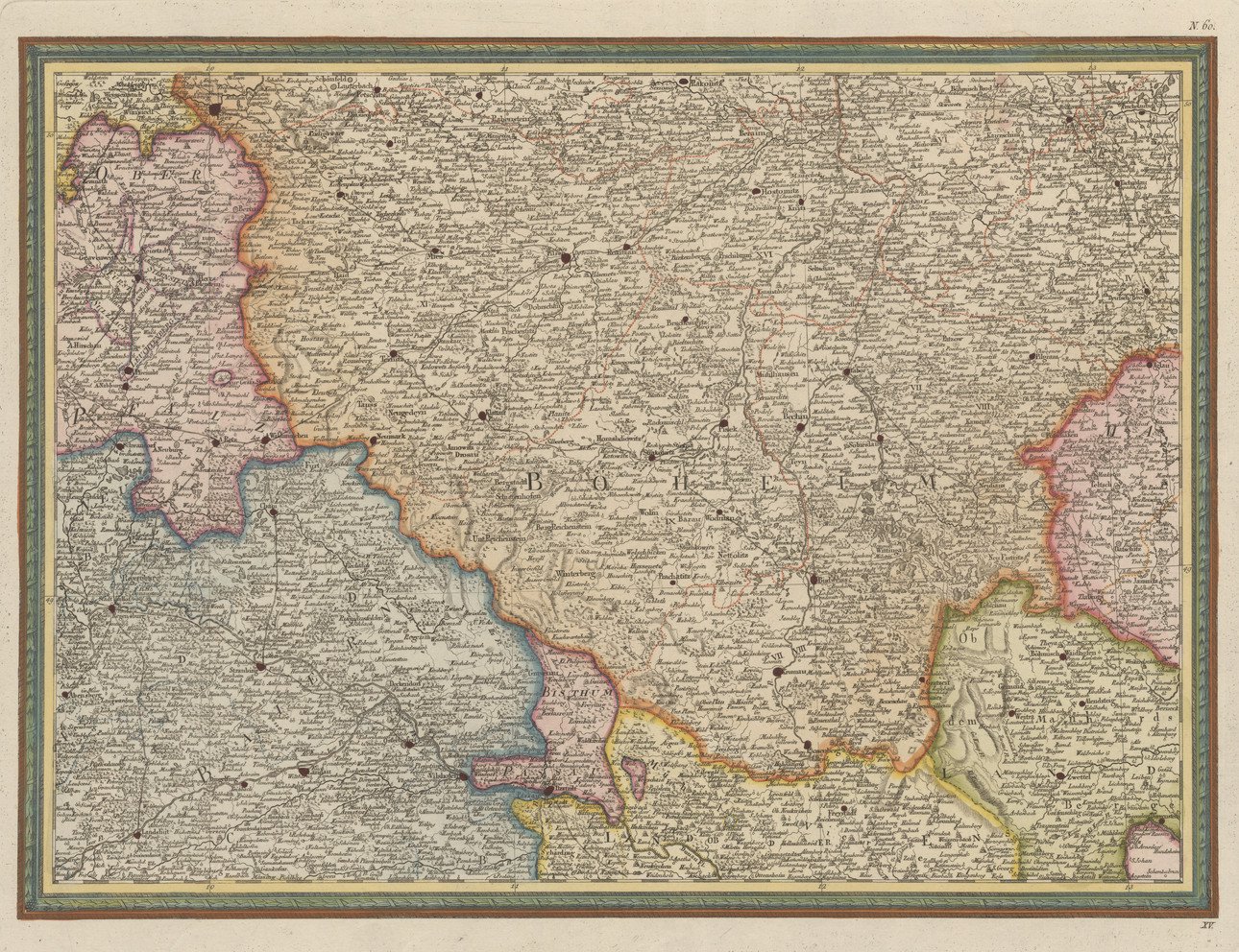 ?&aacute;st Doln&iacute;ho Bavorska a jižn&iacute; ?echy, kolem roku 1790
