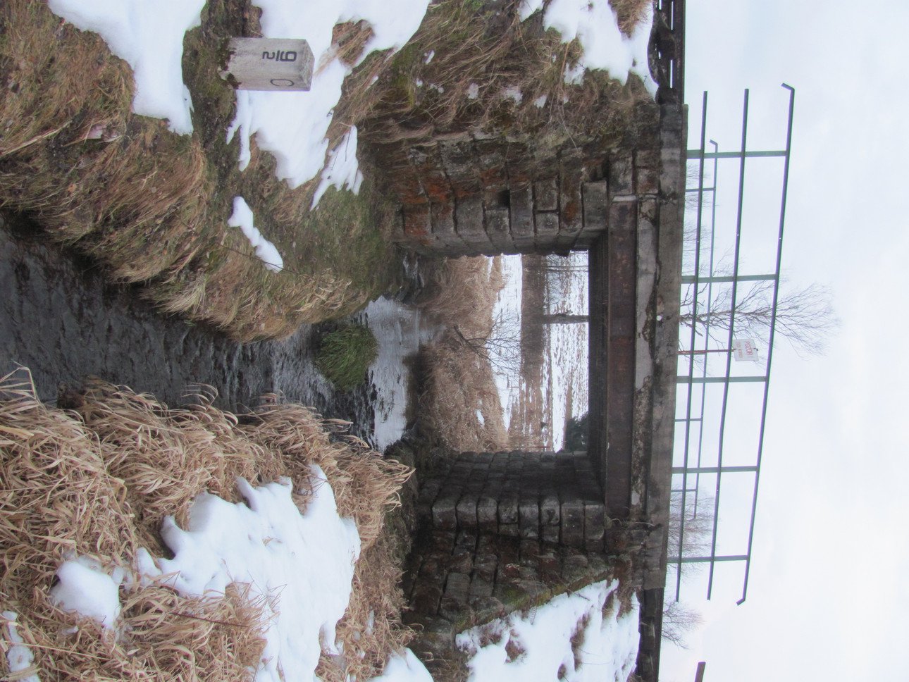 Haidm&uuml;hle - Nov&eacute; &Uacute;dol&iacute; 2014, hrani?n&iacute; potok s železni?n&iacute;m mostem. Foto: ?esko-bavorsk&yacute; d?jepis.