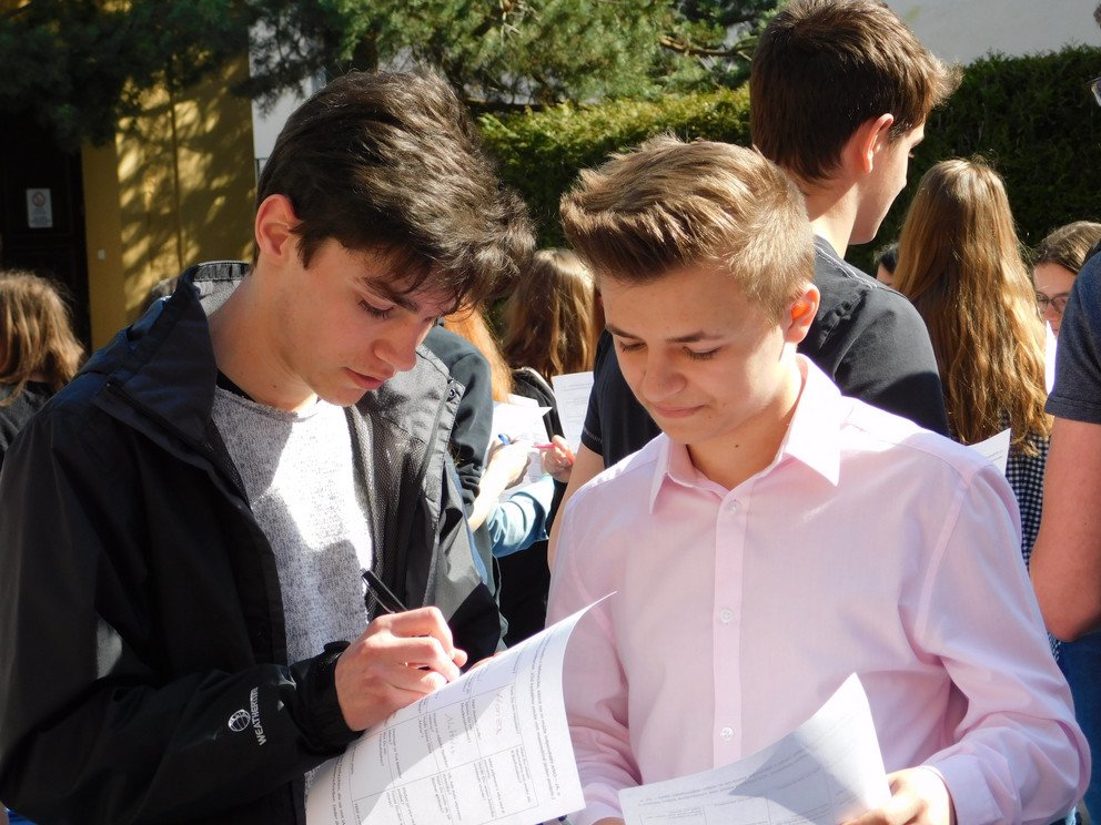 Adalbert-Stifter-Gymnasium Passau und Gymnasium Česk&aacute; Budweis