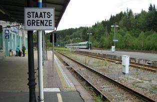 Grenzübergang Bayerisch Eisenstein 2010, Quelle: Geschichtsbausteine.