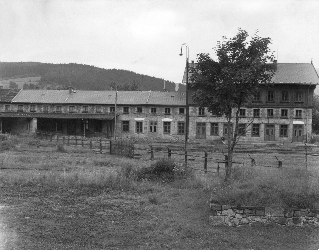 Hrani?n&iacute; p?echod Železn&aacute; Ruda - Bayerisch Eisenstein 1958, Zdroj: Sudetendeutsches Archiv M&uuml;nchen, Joppen-Bildreport.