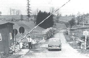 Der Grenzübergang 1968; Quelle: Dorn, Ernst: Heimat an der Grenze.