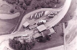 Luftaufnahme 1984; Quelle: Heimatkundlicher Arbeitskreis Waidhaus e.V.: Grenzübergang Waidhaus 1945 bis heute.