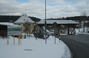 Grenzübergang Strážný - Philippsreut 2010. Quelle: Geschichtsbausteine.