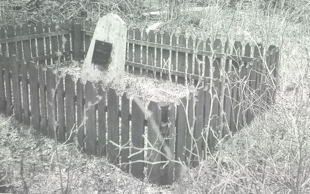 Gedenkstein für den erschossenen Tschechen Vacula